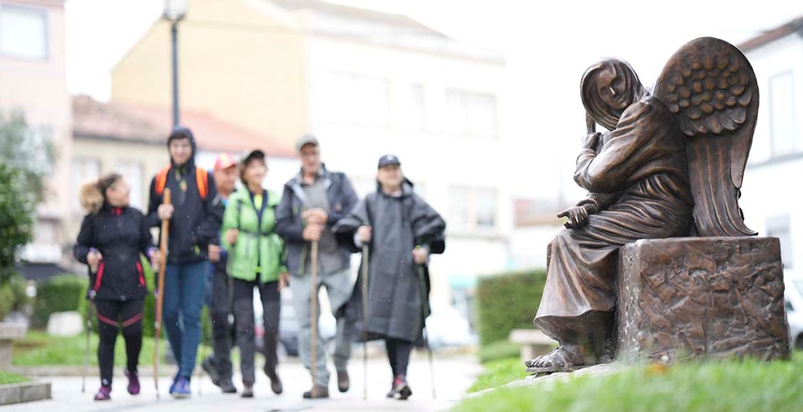 Melide Agen Peregrino Camino De Santiago