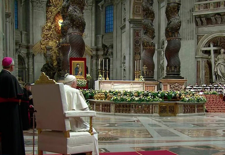 El papa Francisco en la Jornada de Oración por la Paz