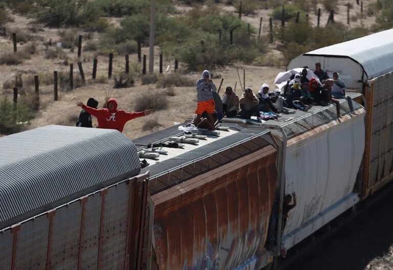 migrantes en tren México