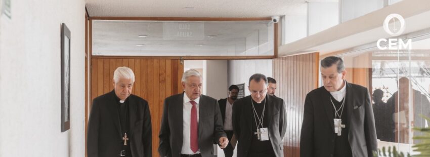 obispos de México con el presidente López Obrador