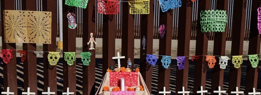 altar por los migrantes en Tijuana
