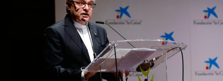 Jesús Díaz Sariego, presidente de la CONFER en la entrega de Premios Carisma
