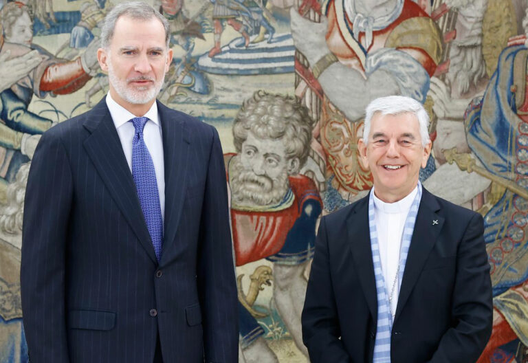 Felipe VI recibe a Kike Figaredo en La Zarzuela