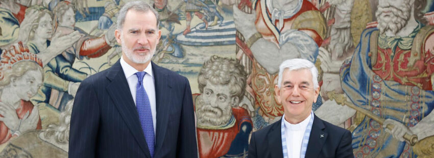 Felipe VI recibe a Kike Figaredo en La Zarzuela
