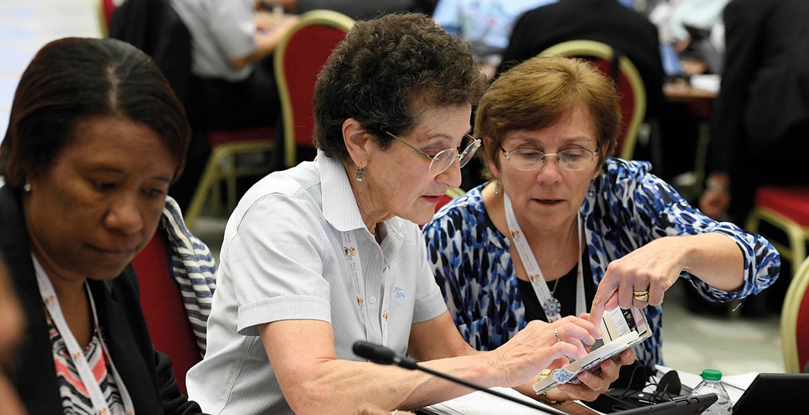 Participantes del Sínodo de la Sinodalidad