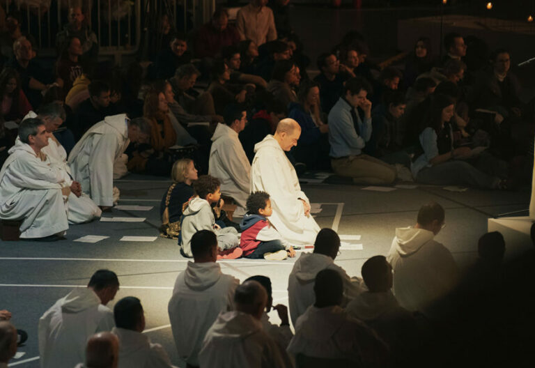 El hermano Matthew, durante el Encuentro Europeo de Taizé en Ljubljana