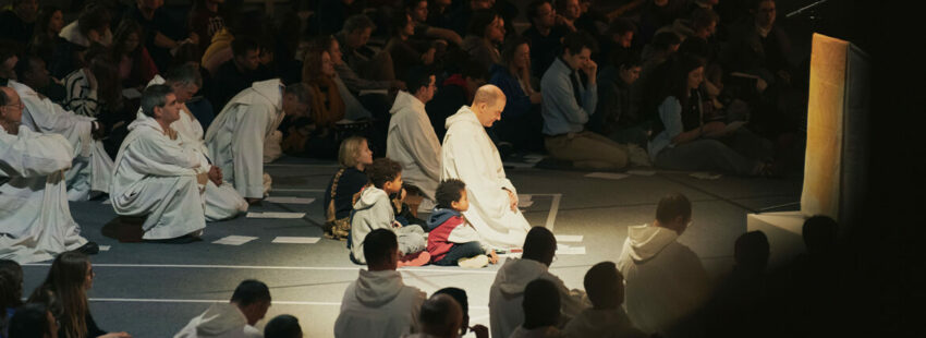 El hermano Matthew, durante el Encuentro Europeo de Taizé en Ljubljana
