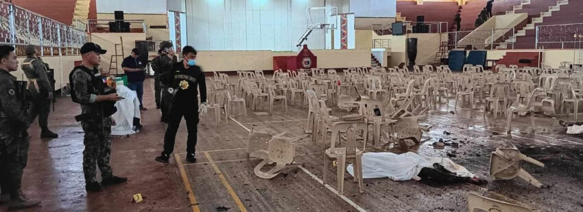 Al menos cuatro muertos y 50 heridos en un atentado yihadista en una misa en Filipinas