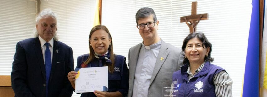 Premio “doble” para Cáritas Venezuela por su labor humanitaria en favor de las periferias y