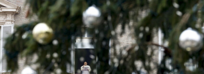 El Papa Francisco, en el ángelus del 24 de diciembre de 2023
