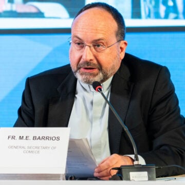 Manuel Barrios, secretario general de la COMECE en el Encuentro del Partido Popular Europeo en