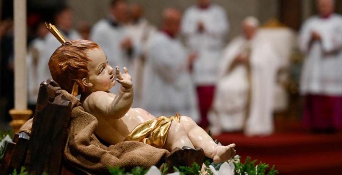 Nino Jesus Navidad Gallo