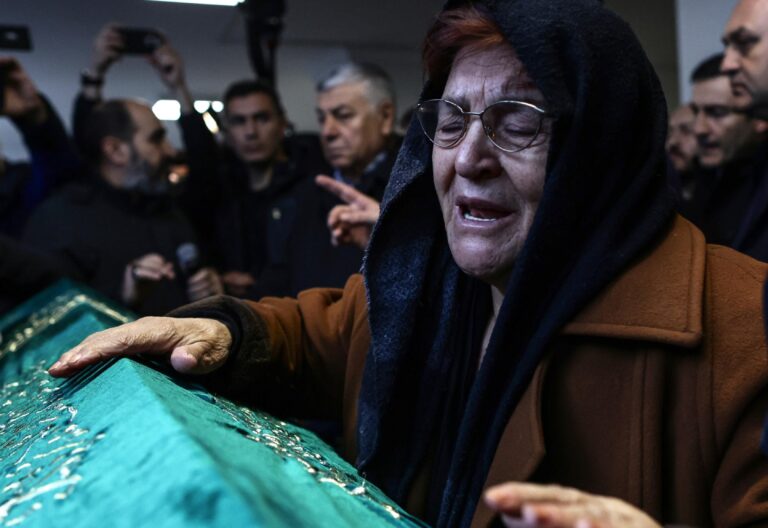 Entierro del cristiano asesinado en Estambul, Turquía