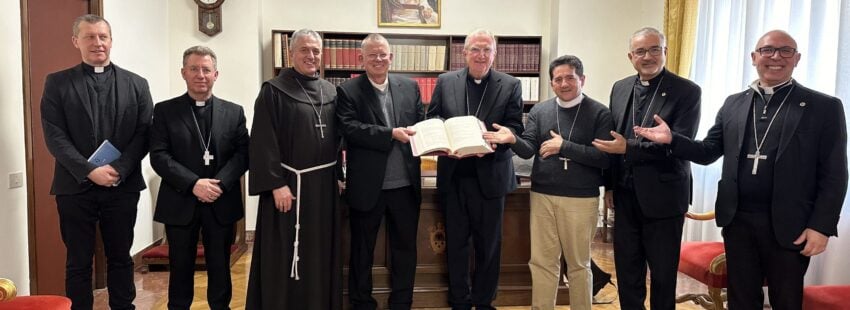 Nueva presidencia de la Conferencia de obispos de Brasil, de gira por Roma