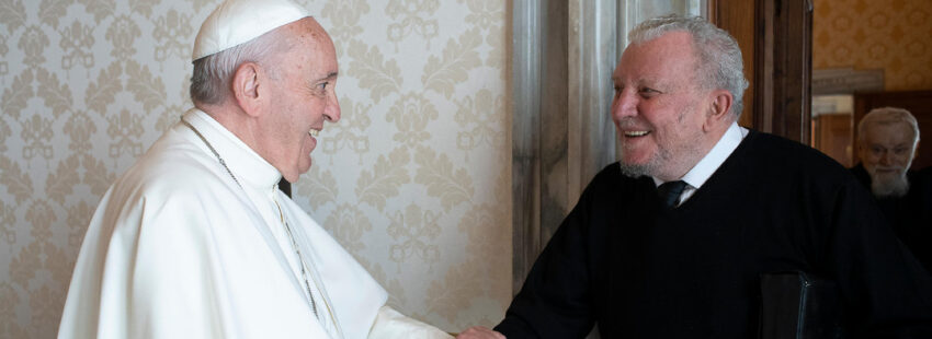 El Papa Francisco, con Kiko Argüello
