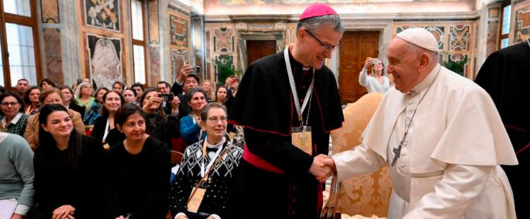 Audiencia papa Francisco periodistas franceses