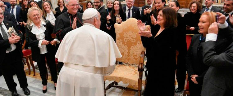 El papa Francisco con la Universidad Católica de Murcia