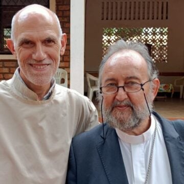 Aurelio Gazzera y Juan José Aguirre, obispos de Bangassou