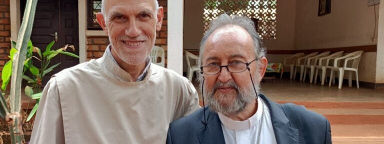 Aurelio Gazzera y Juan José Aguirre, obispos de Bangassou