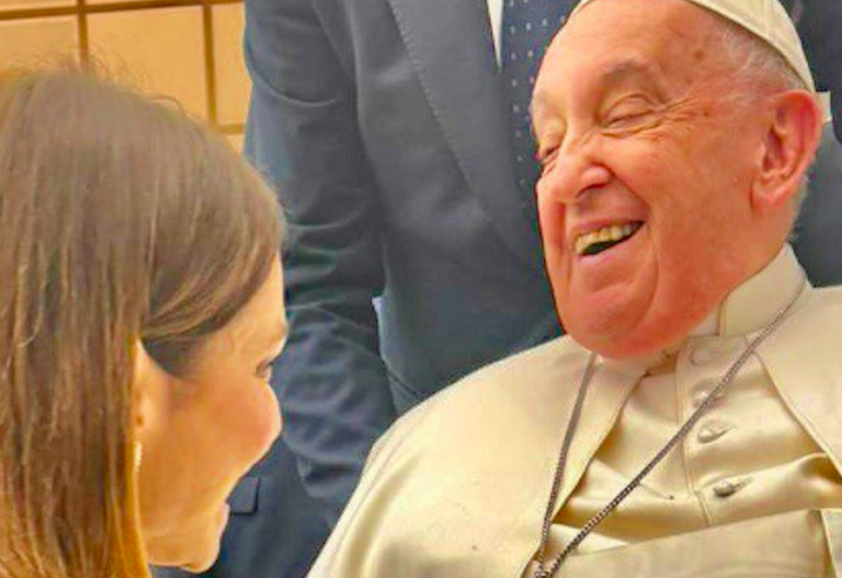 Paula Ortiz papa francisco