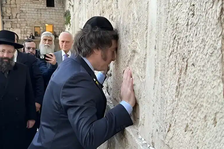 Javier Milei, su viaje a Israel y el Vaticano