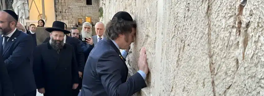 Javier Milei, su viaje a Israel y el Vaticano