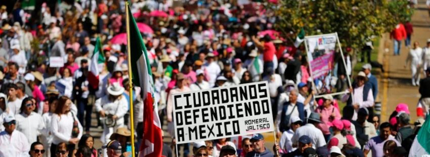 marcha por la democracia - México