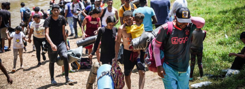 El tapón del Darién, región fronteriza entre Colombia y Panamá