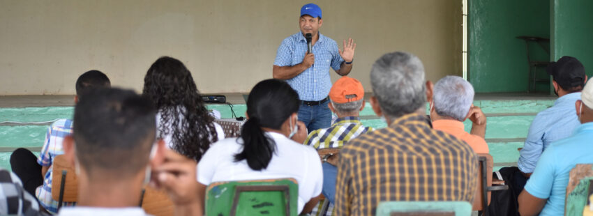 Donald Hernández, abogado hondureño defensor de los derechos humanos de los pueblos indígenas y socio local de Manos Unidas