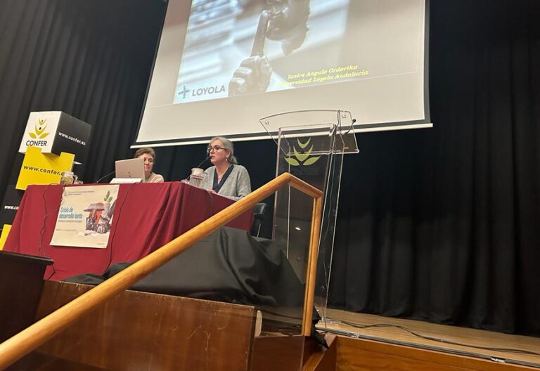 Ianire Angulo, en las Jornadas de Justicia y Solidaridad de CONFER