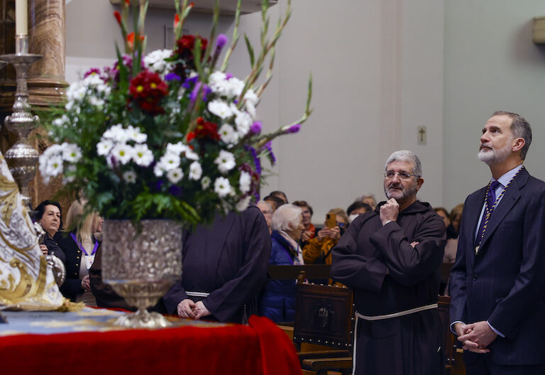 Felipe VI ante el Jesús de Medinaceli