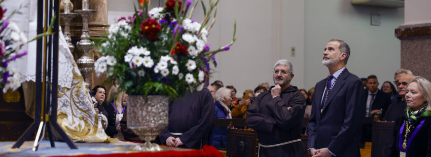 Felipe VI ante el Jesús de Medinaceli