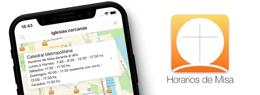 ‘Horarios de Misa’ al alcance de la mano