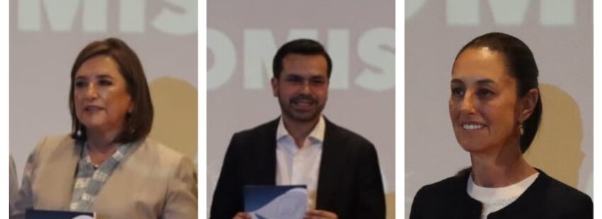 Candidatos a la Presidencia de México se comprometen a trabajar con la Iglesia católica para