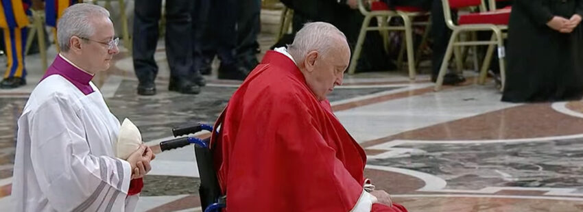 “La verdadera omnipotencia de Dios es la impotencia total del Calvario”, clama Cantalamessa en