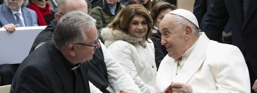 Luis Gerardo Moro Madrid y el Papa