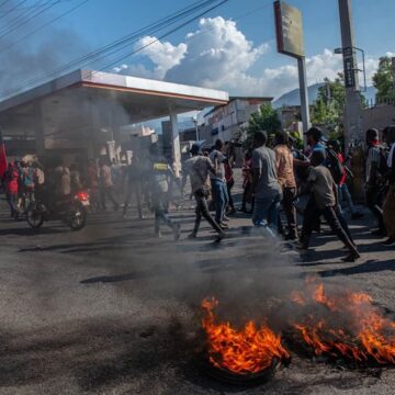 Protestas en Puerto Príncipe