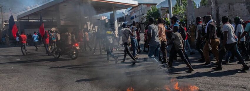 Protestas en Puerto Príncipe