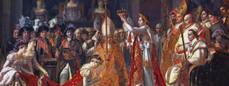Pío VII en la coronación de Napoleón