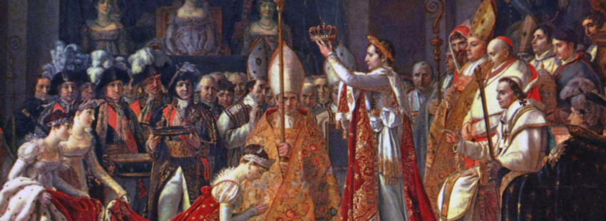 Pío VII en la coronación de Napoleón