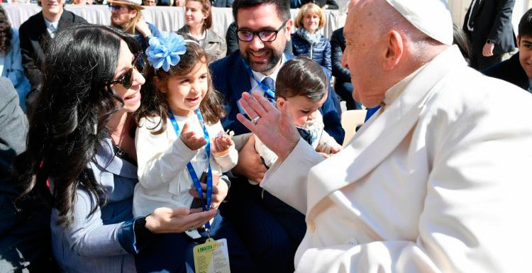El papa Francisco recibe a la Acción Católica Italiana