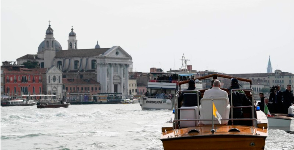 Papa Francisco Laguna Venecia
