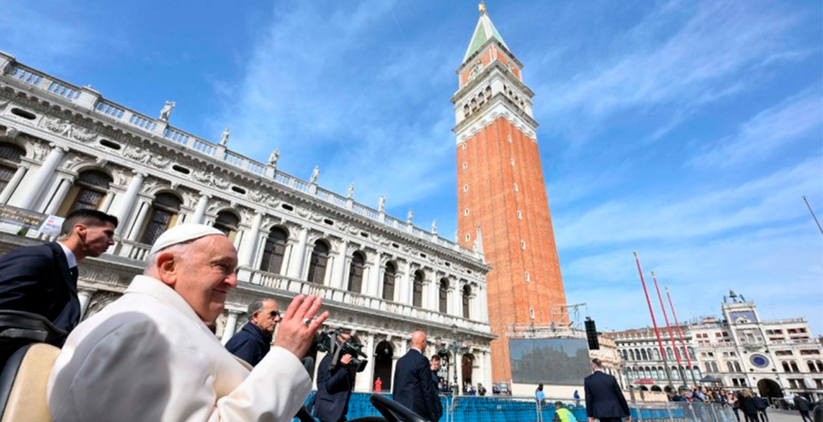 Papa Francisco Plaza San Marcos Venecia
