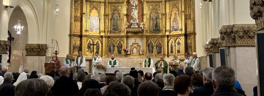 Luis Argüello en la misa inaugural de la Asamblea de la CONFER