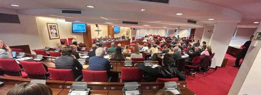 Asamblea sinodal celebrada en la Conferencia Episcopal Española en mayo de 2024