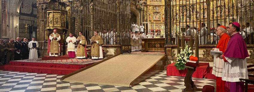 El arzobispo Francisco Cerro en el Corpus de Toledo