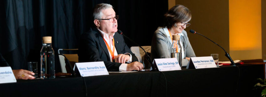 El presidente y la vicepresidenta de la CONFER, Jesús Díaz Sariego y Lourdes Perramón