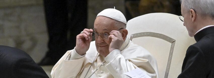 El papa Francisco, en la audiencia del 3 de mayo de 2024