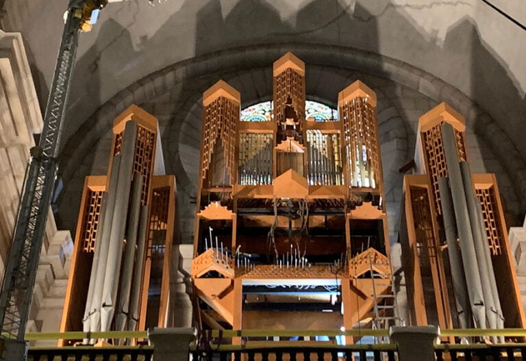 El órgano que llegó desde Japón