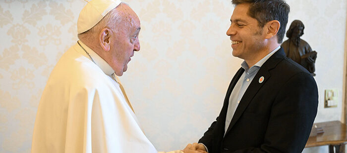 El papa Francisco recibió al gobernador de la provincia de Buenos Aires